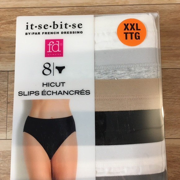 New! It Se Bit Se French Dressing Underwear Hi Cut - Picture 2 of 6